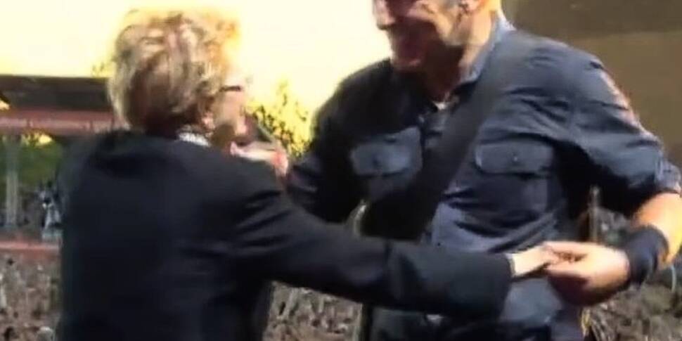 Bruce dances with his Mam agai...
