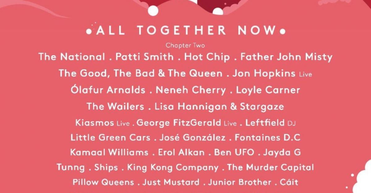 All Together Now Festival LineUp Is Revealed