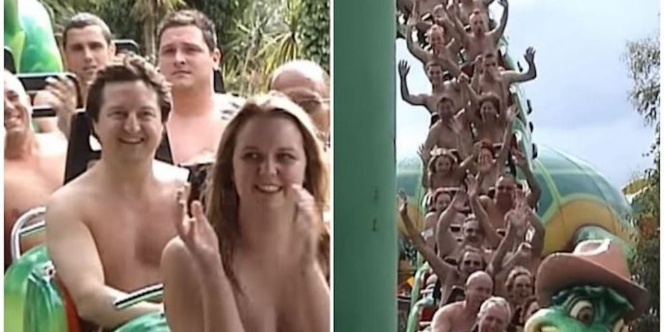 This Guy Rides Roller Coasters Nude For The Craic