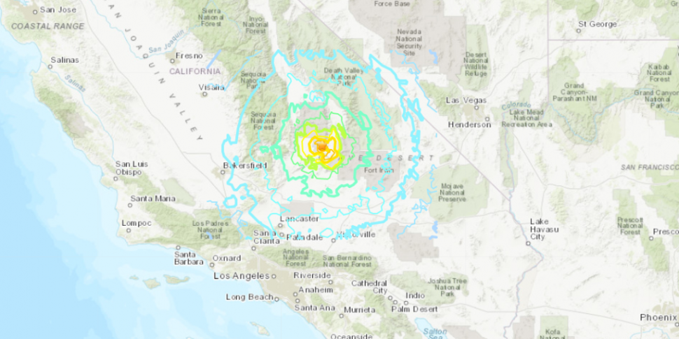 64 Magnitude Earthquake Hits Southern California