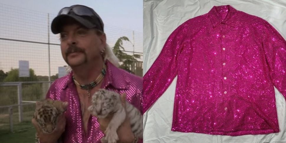 tiger king sequin shirt