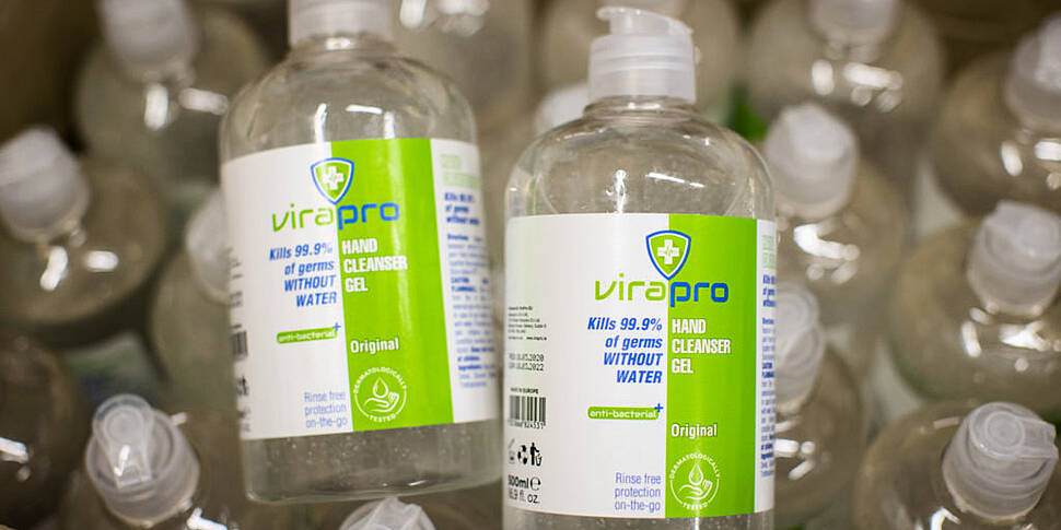 A Hand Sanitiser Used In Schoo...