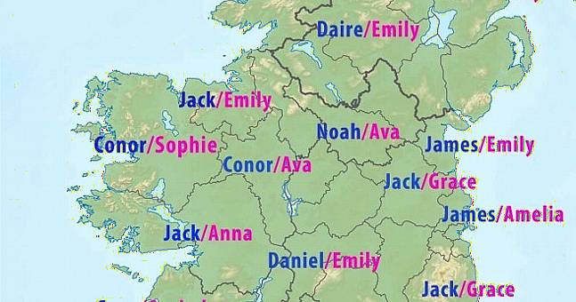 map-shows-the-most-popular-baby-names-in-ireland-per-county