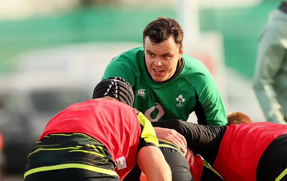 James Ryan's leadership skills have impressed Ireland head coach Andy Farrell (INPHO/Billy Stickland)