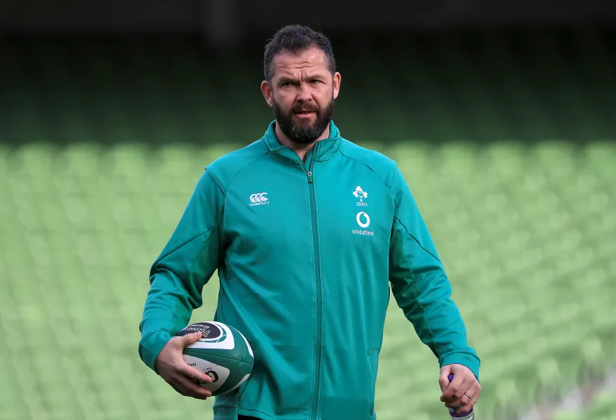 Ireland head coach Andy Farrell selected 11 debutants in 2020