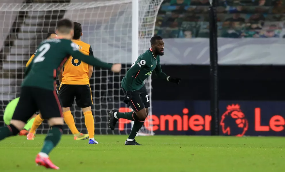 Tanguy Ndombele gave Tottenham the lead inside the first minute