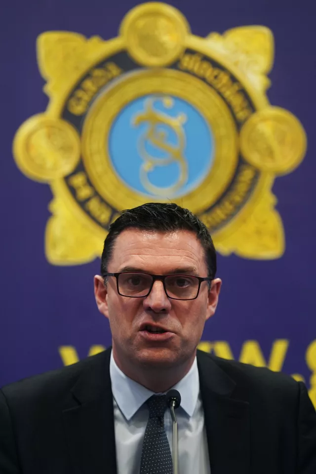 Garda Human Trafficking Investigation and Co-ordination Unit press briefing