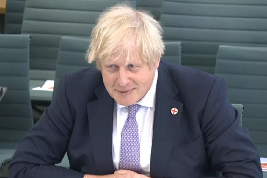 Boris Johnson gives evidence to Liaison Committee