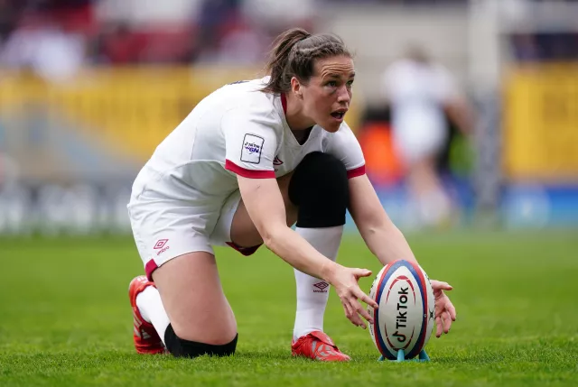 Emily Scarratt won her 100th cap