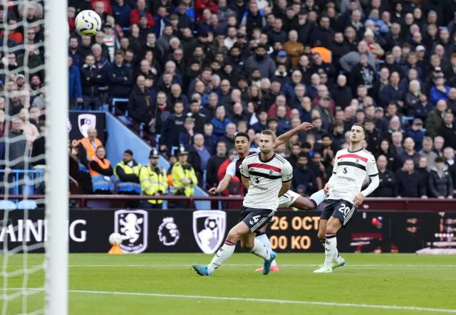 Ollie Watkins' shot goes over the bar