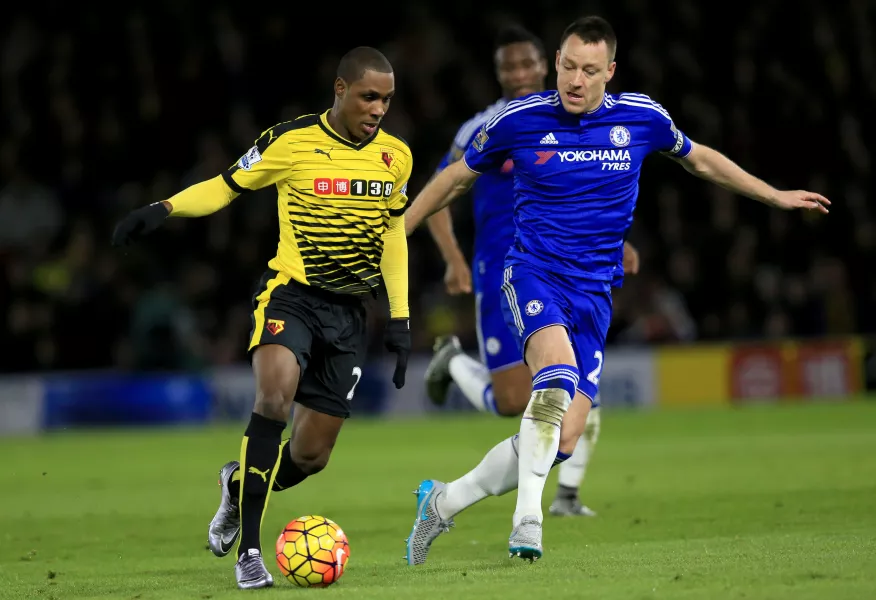 Odion Ighalo played for Watford before moving to China