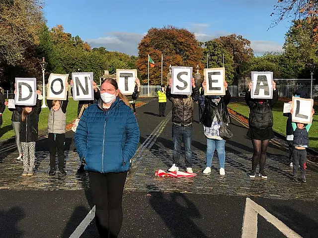 Mother and Baby Homes protest