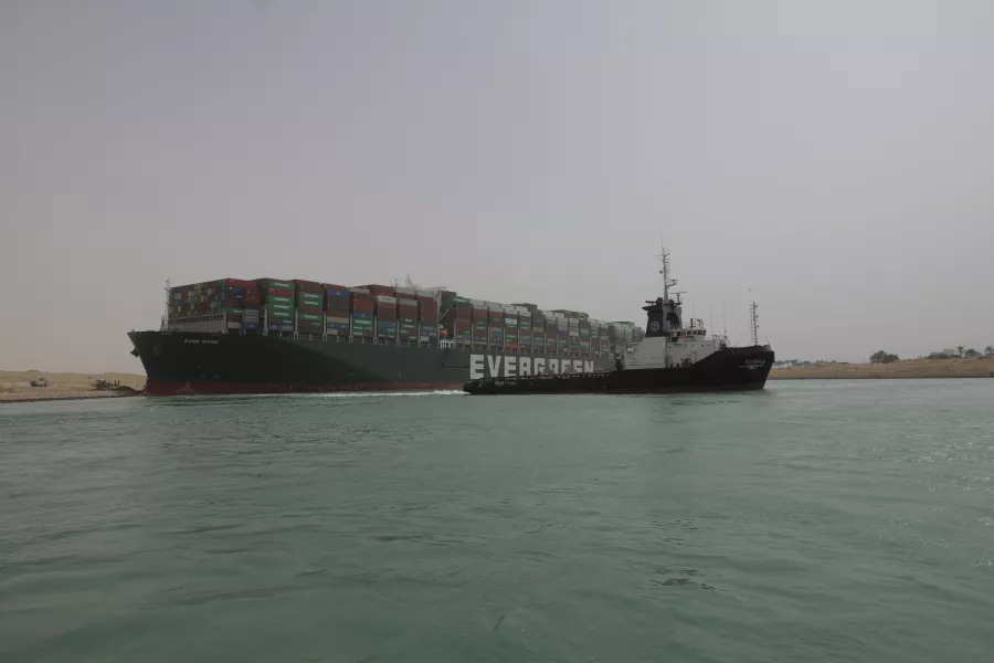 Ever Given cargo ship blocks Suez Canal