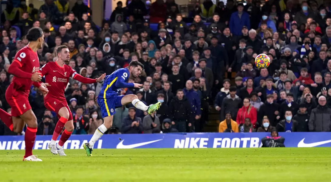 Christian Pulisic scores Chelsea’s equaliser