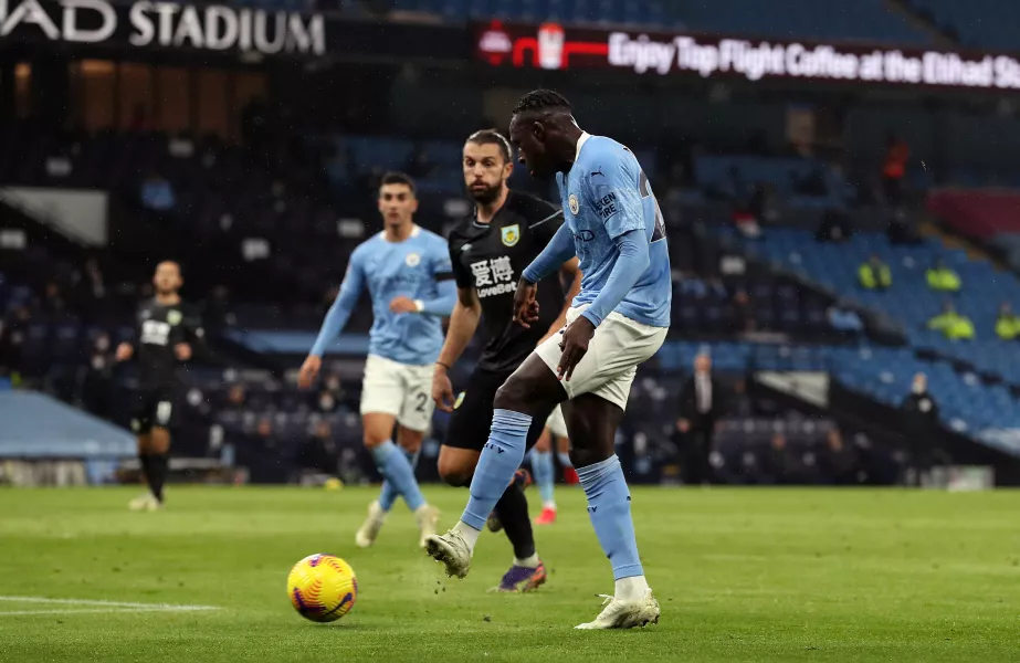 Benjamin Mendy scores against Burnley