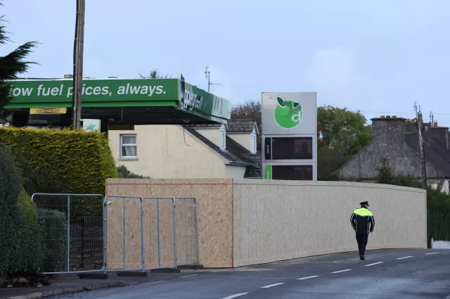 Explosion at Donegal service station