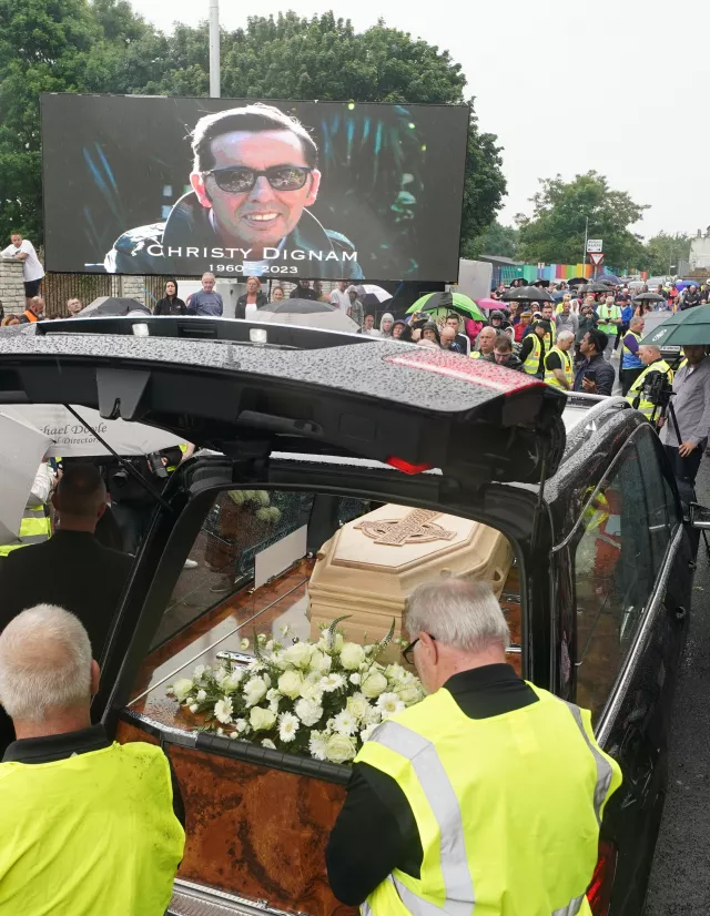 Christy Dignam funeral