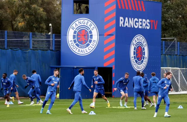 Rangers training session