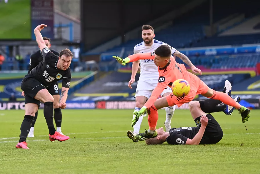 Ashley Barnes' goal was ruled out