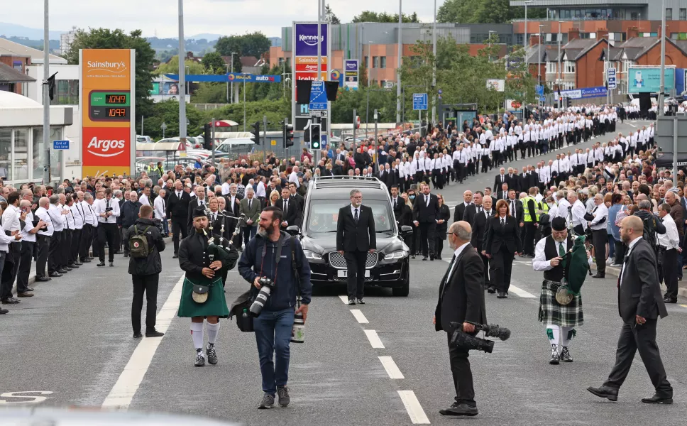 Bobby Storey funeral