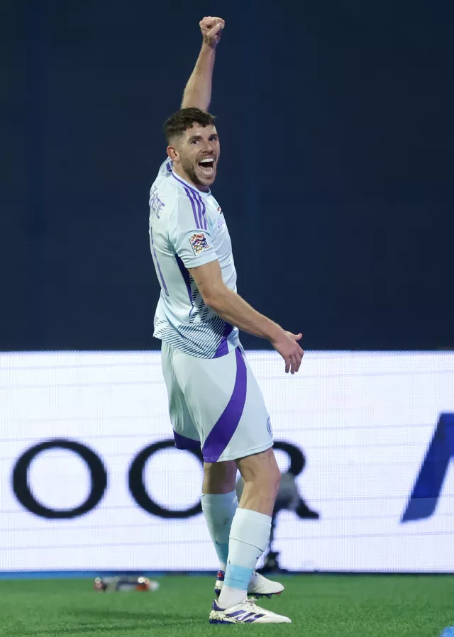 Ryan Christie celebrates scoring Scotland's opener 