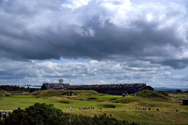 Long-range view of 8th hole at Royal Troon