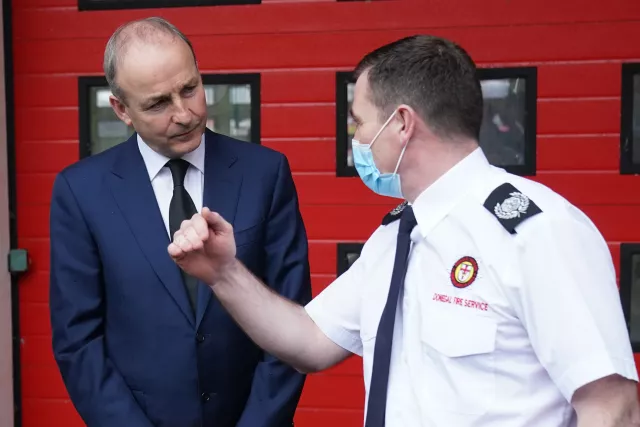 Explosion at Donegal service station