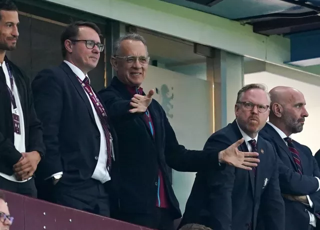 Tom Hanks was at Villa Park