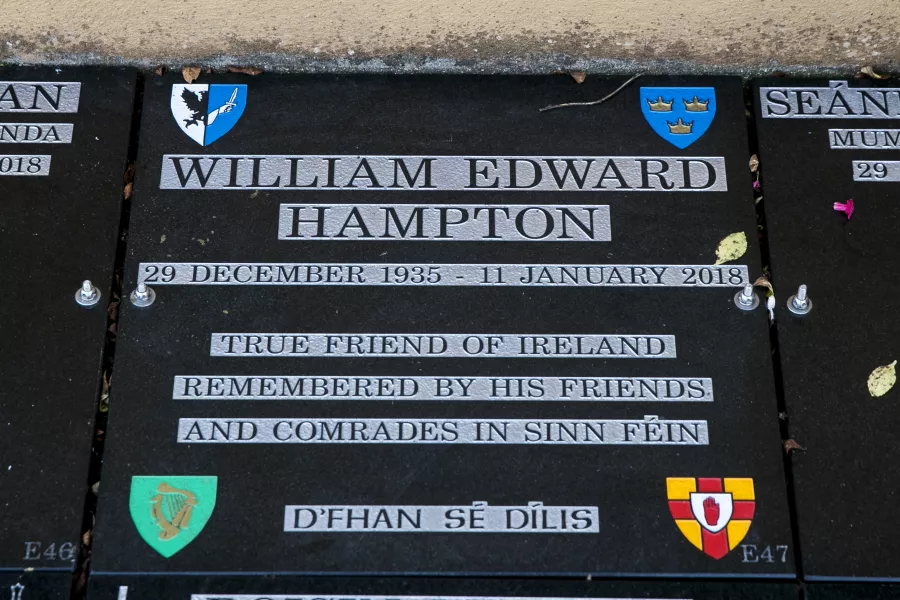 Memorial to William Edward Hampton