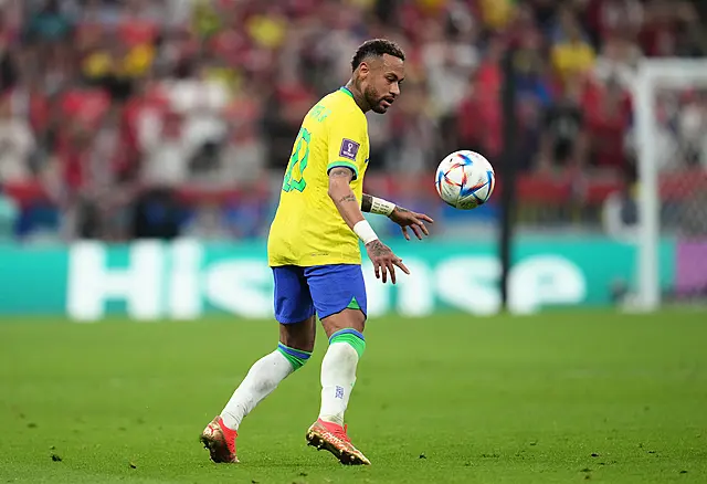 Neymar in action for Brazil (Nick Potts/PA).