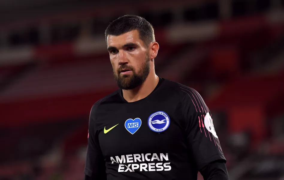 Mat Ryan has yet to feature for Arsenal since joining on loan from Brighton last month.