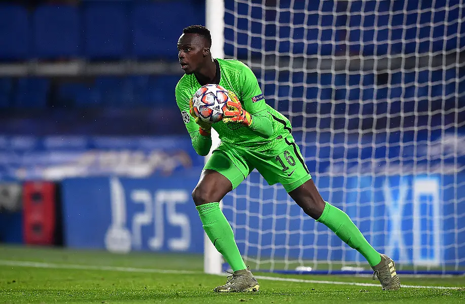 Chelsea goalkeeper Edouard Mendy kept his sixth consecutive clean sheet