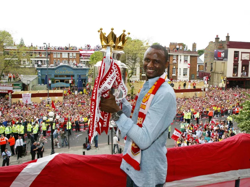 Patrick Vieira enjoyed success with Arsenal