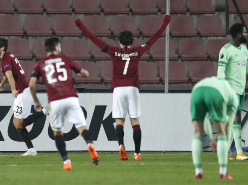 Celtic dumped out of Europa League after 4-1 defeat to Sparta Prague