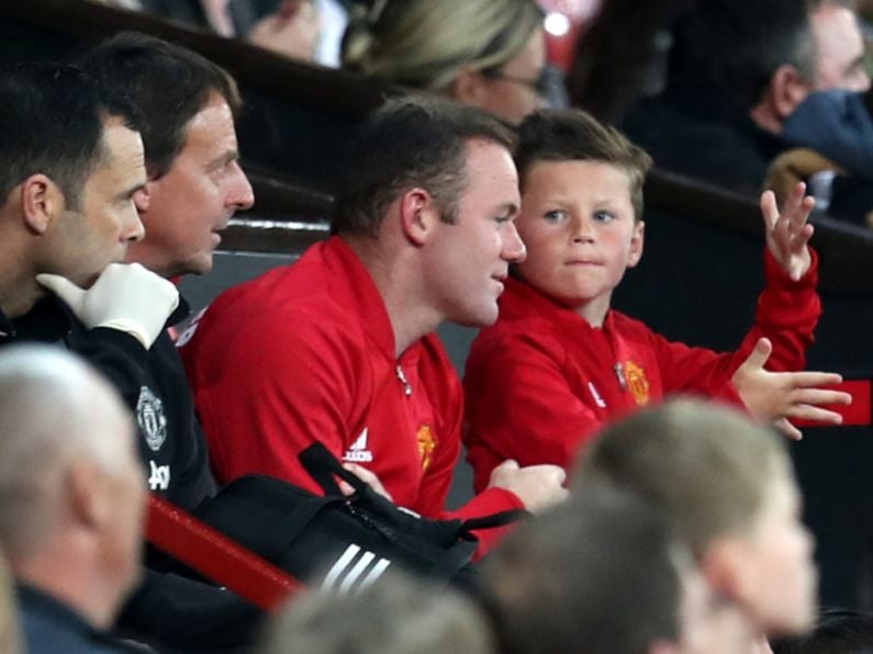 Wayne Rooney a ‘proud dad’ after son Kai signs for Manchester United