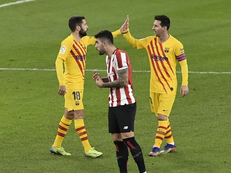 Lionel Messi strikes twice as Barcelona beat Athletic Bilbao