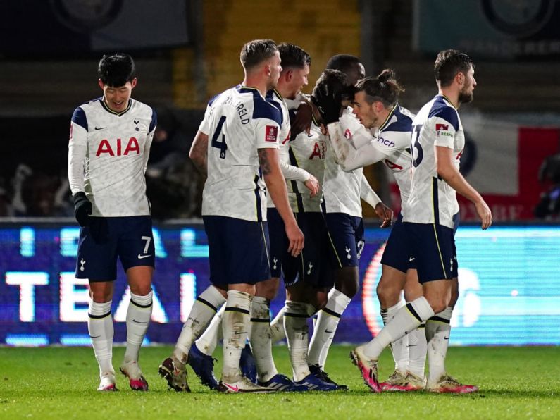 FA Cup: Tottenham score three late goals to see off Wycombe