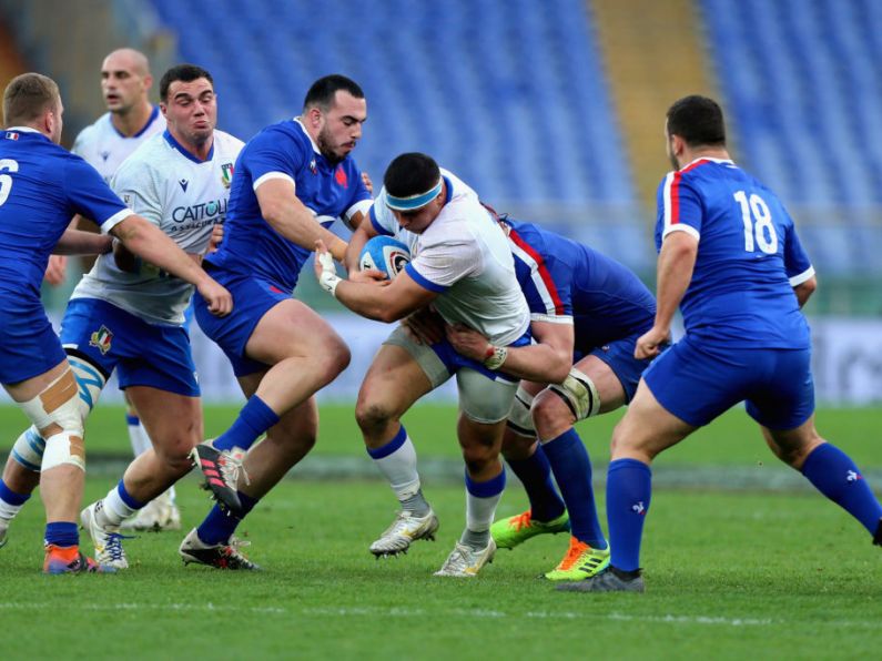 France score seven tries to kick off Six Nations with thumping win in Italy