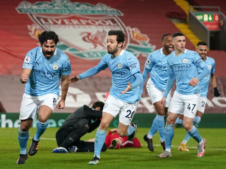 Manchester City thrash Liverpool as Alisson suffers nightmare afternoon