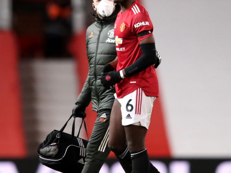 Manchester United midfielder Paul Pogba set for a ‘few weeks’ on sidelines