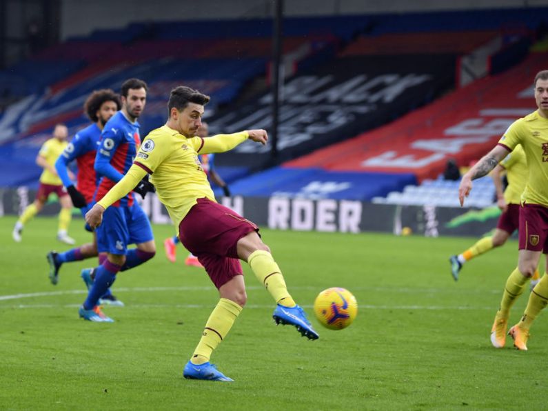 Burnley cruise to victory at Crystal Palace