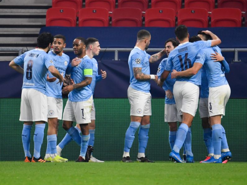 Manchester City put one foot in Champions League quarter-finals