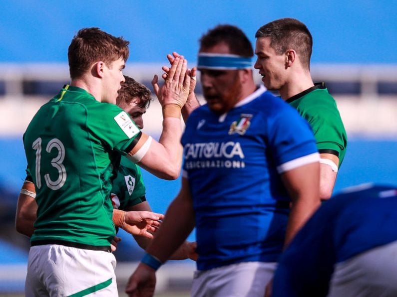 Ireland secure 48-10 bonus point win over Italy in Rome