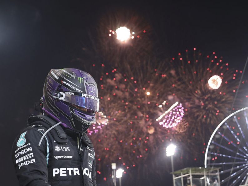 Lewis Hamilton holds off Max Verstappen to win season-opening Bahrain Grand Prix