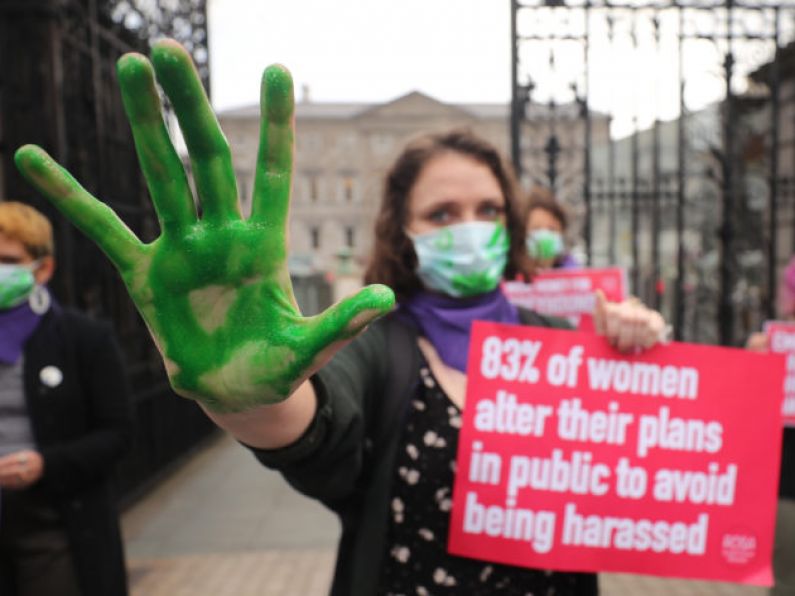 Campaigners stage protest outside Dáil against gender-based violence