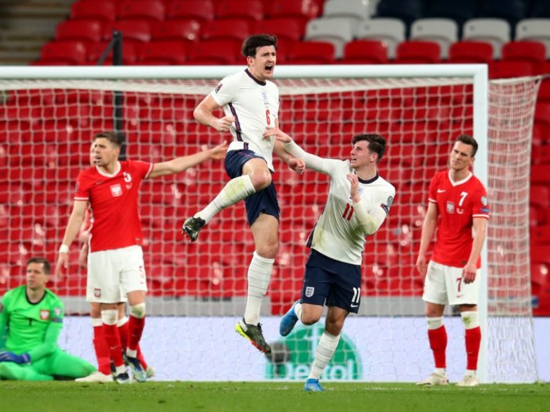 England keep winning start going as Harry Maguire’s late strike sees off Poland