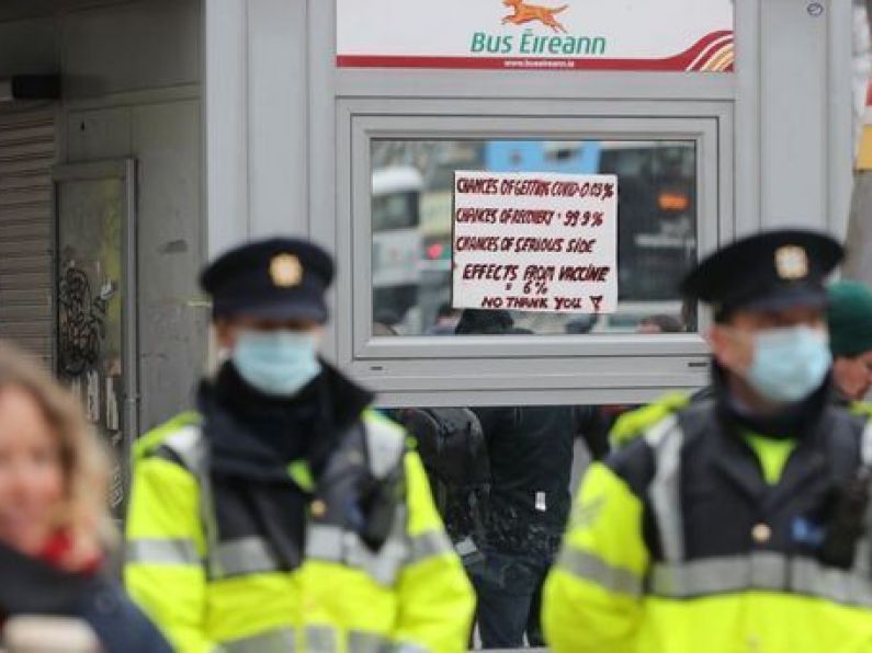 Second anti-lockdown protest takes place in Cork city centre