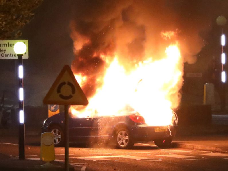 Seven charged with rioting in the North while suspicious object deemed a hoax