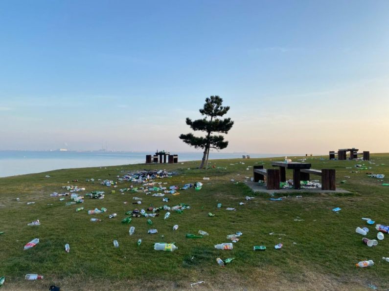 Piles of litter at beauty spots after sunny weekend