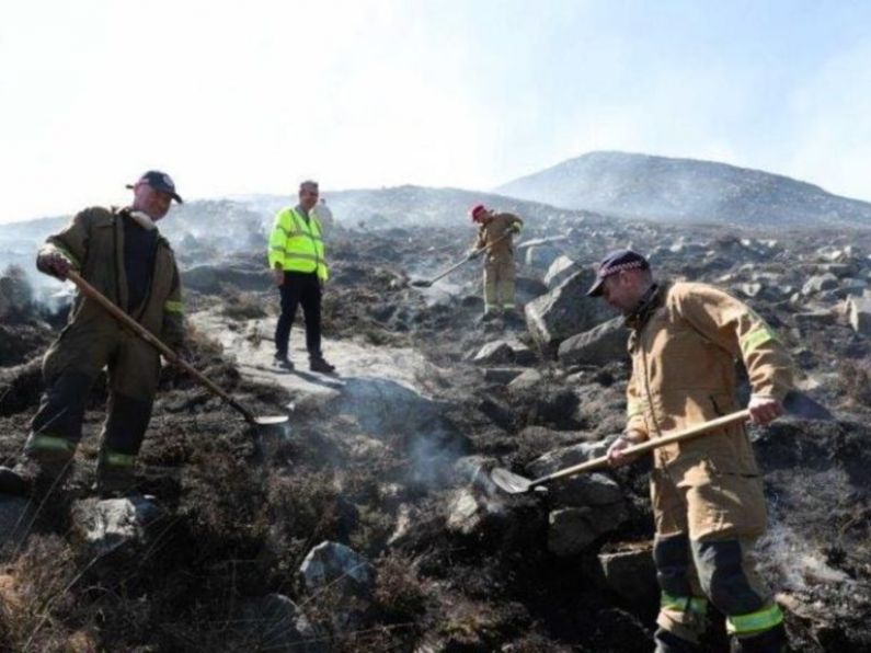 Mourne Mountains blaze started deliberately, says fire service